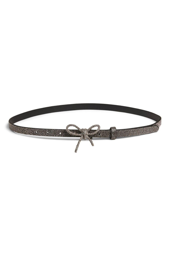 Pieces - Pcjayda Glitter Jeans Belt Bundle - 4836418 Black St2 Dark Silver Stones Bælter 