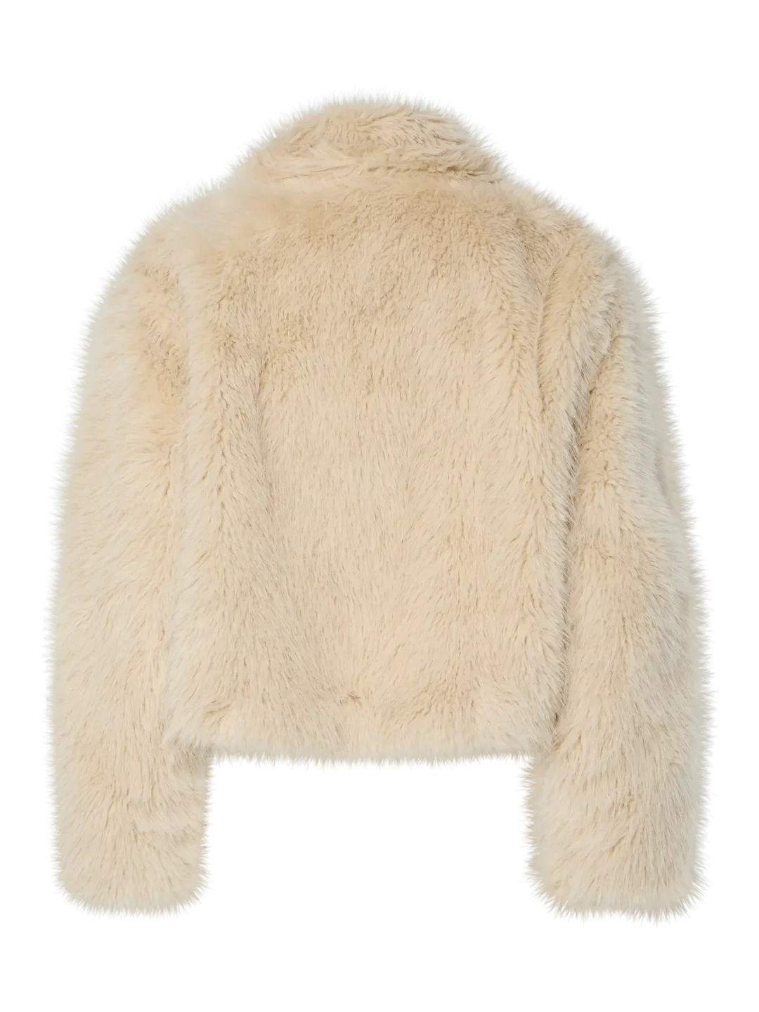 Pieces - Pcjilla Short Fluffy Jacket - 4803752 Birch Jakker 