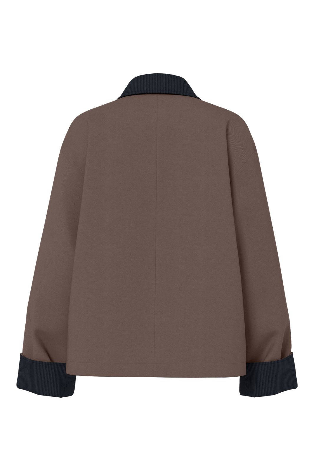 Pieces - Pcjorma Short Light Jacket - 4927144 Coffee Quartz Black