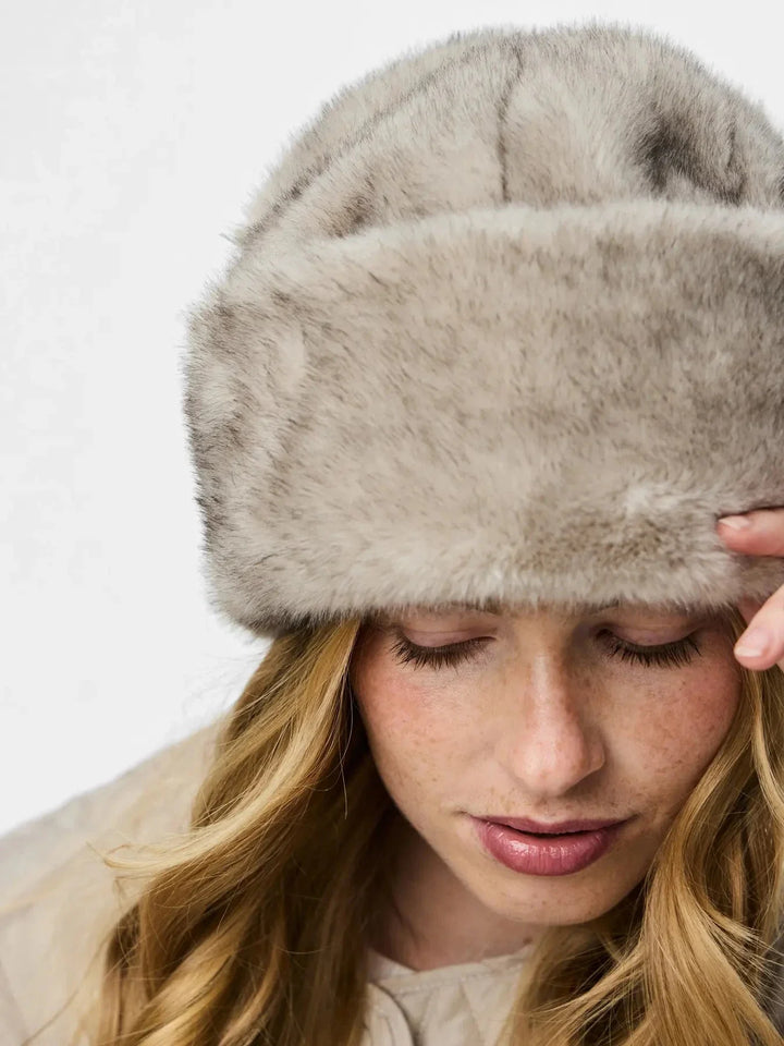 Pieces - Pcjutlandia Hat - 4836224 Greige Huer 