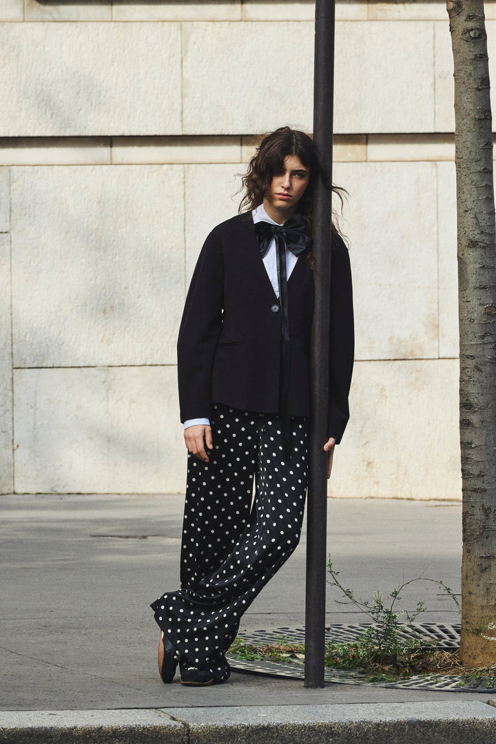 Pieces - Pckamil Ls Fitted Blazer - 4899710 Black Blazere 