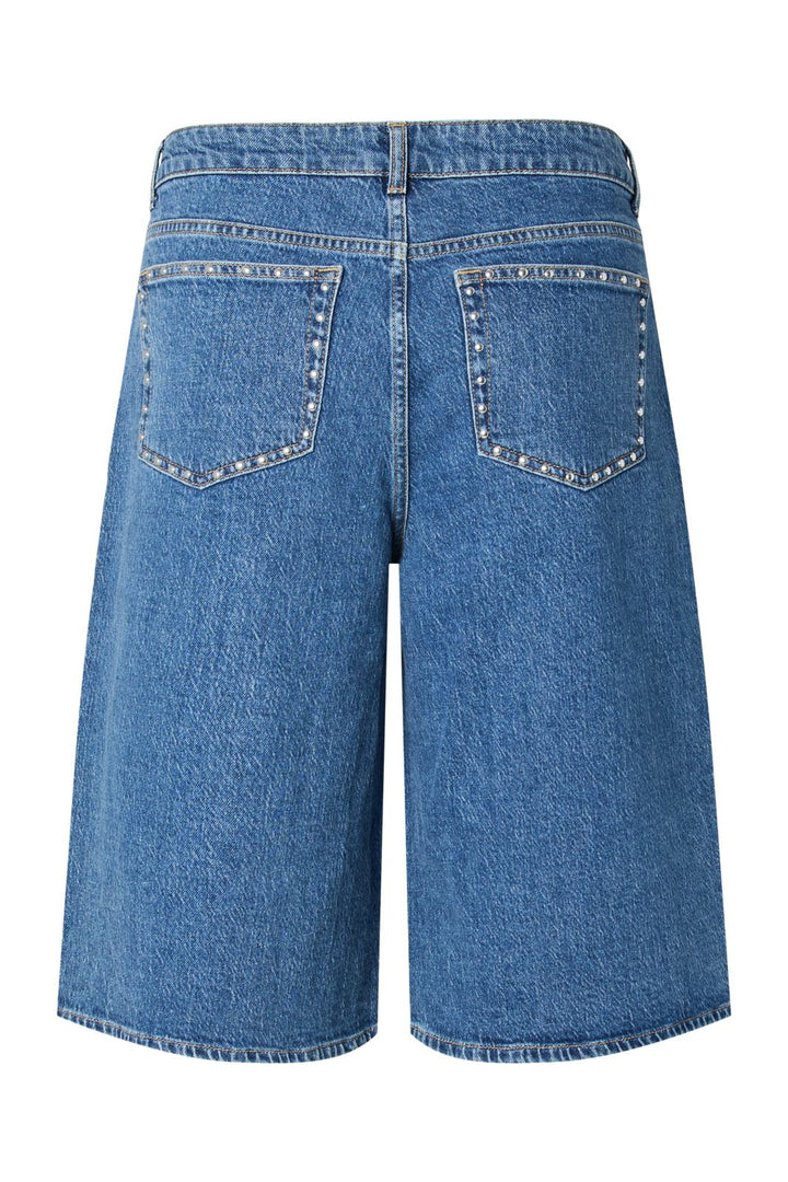 Pieces - Pckarla Denim Jorts Pp - 5040048 Medium Blue Denim