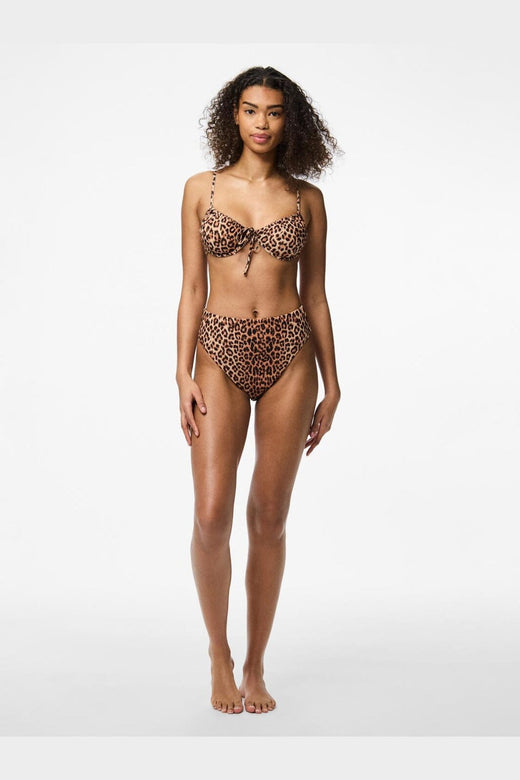 Pieces - Pclippa Bikini Top - 4710137 Black Leo