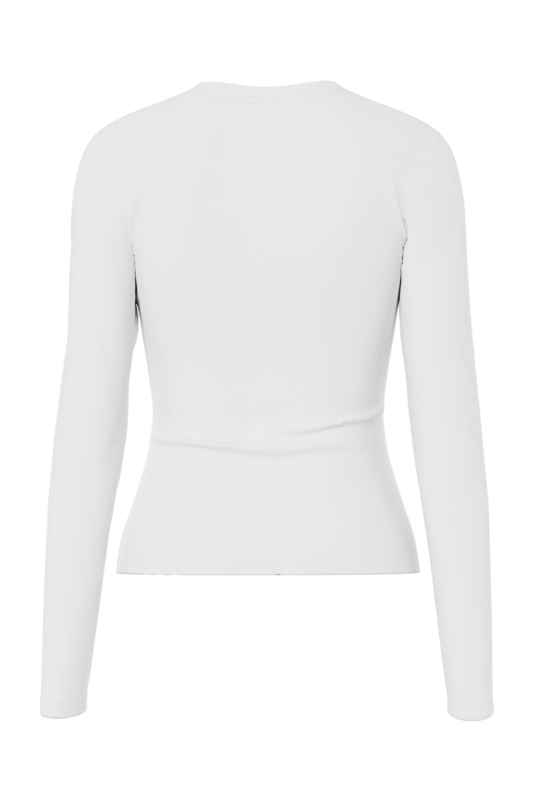 Pieces - Pclula Ls Top - 4897653 Bright White