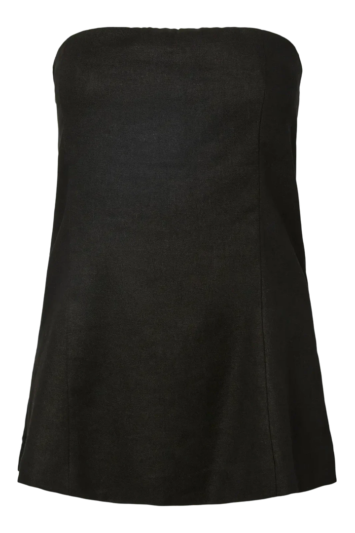 Pieces - Pcmajse Fitted Bandeau Top Pp - 5040799 Black Toppe 