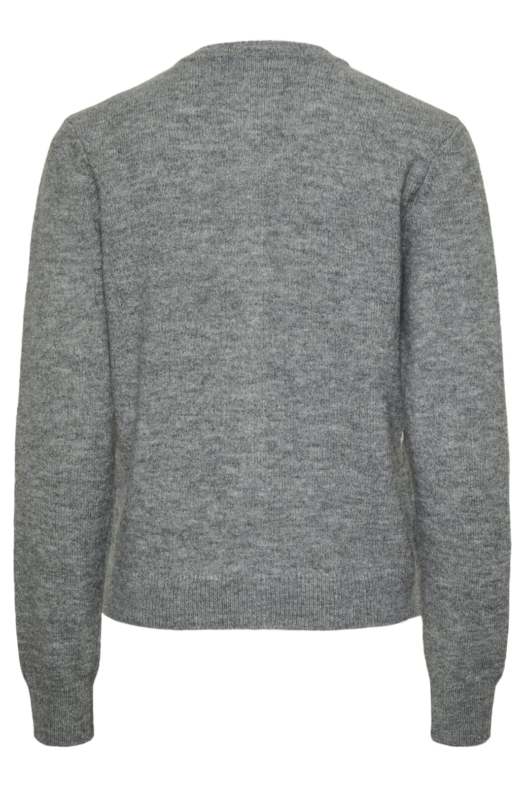 Pieces - Pcmalou Ls Knit Cardigan - 4635852 Medium Grey Melange