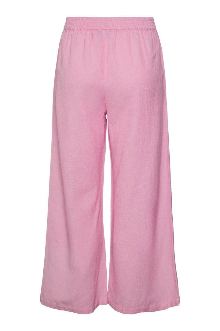 Pieces - Pcmilano Wide Pant Dmo - Begonia Pink Bukser 