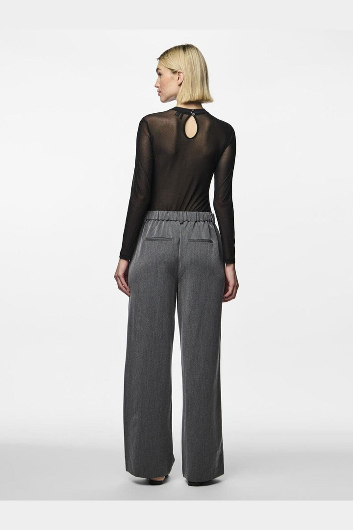 Pieces - Pcmilly Ls Mesh Bodystocking - 4551391 Black