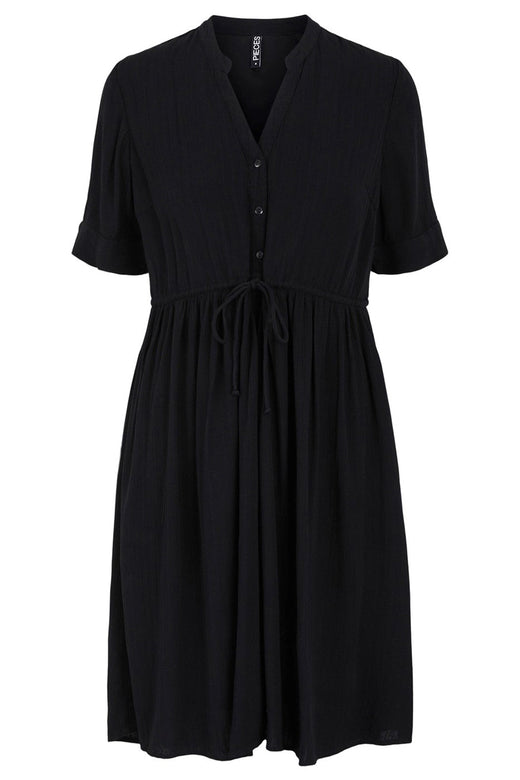 Pieces - PcOtena SS Dress - Black Kjoler 