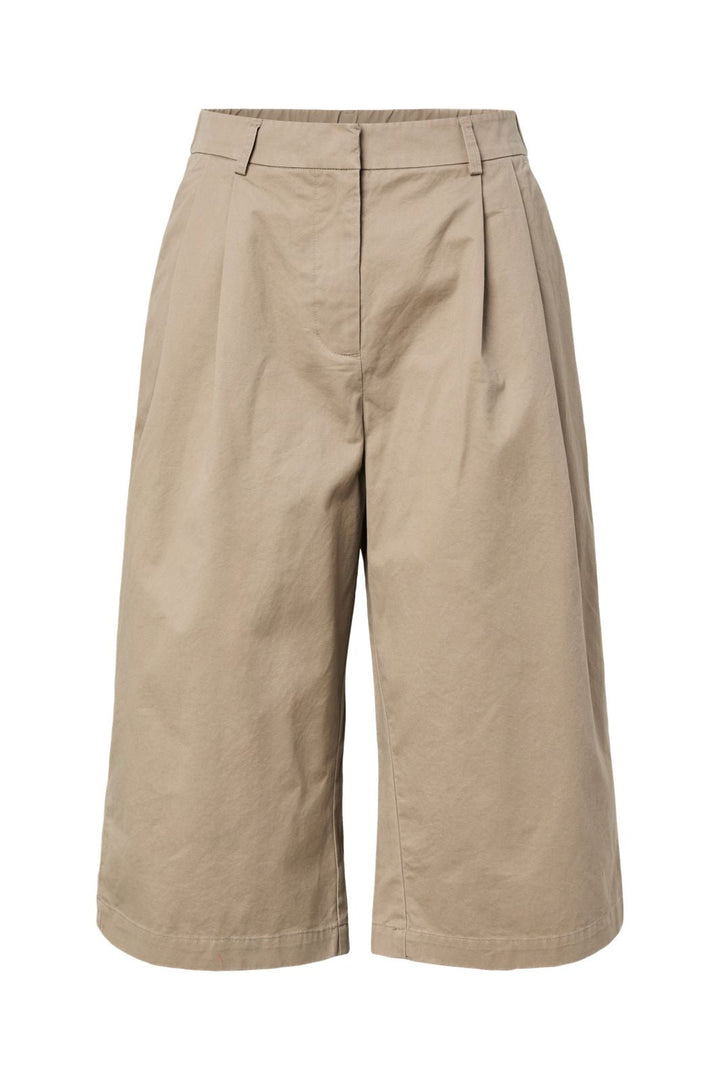 Pieces - Pcpam Bermuda Jorts - 5031931 Greige