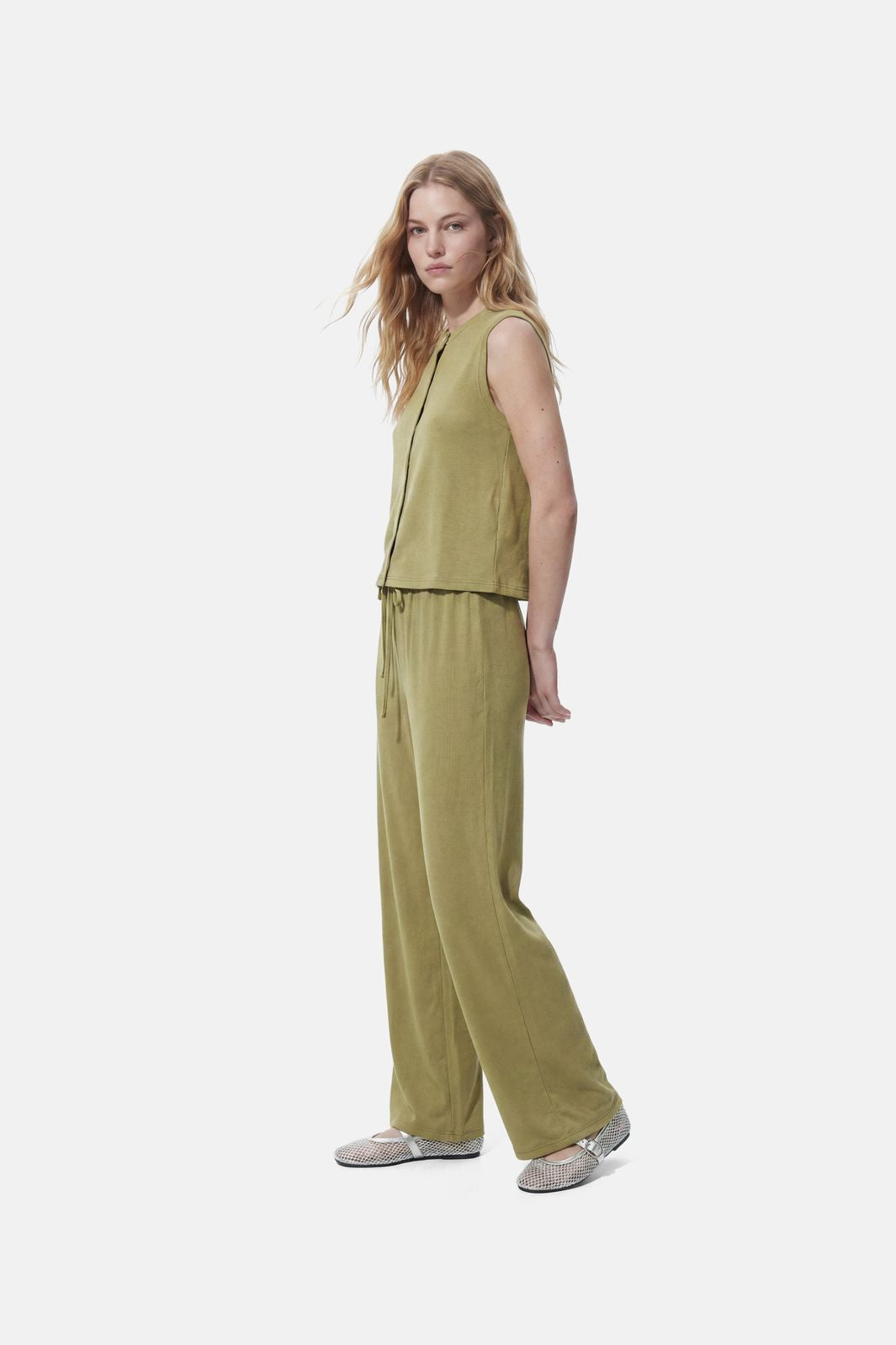 Pieces - Pcpimi Pants Pwp - 5016655 Cedar