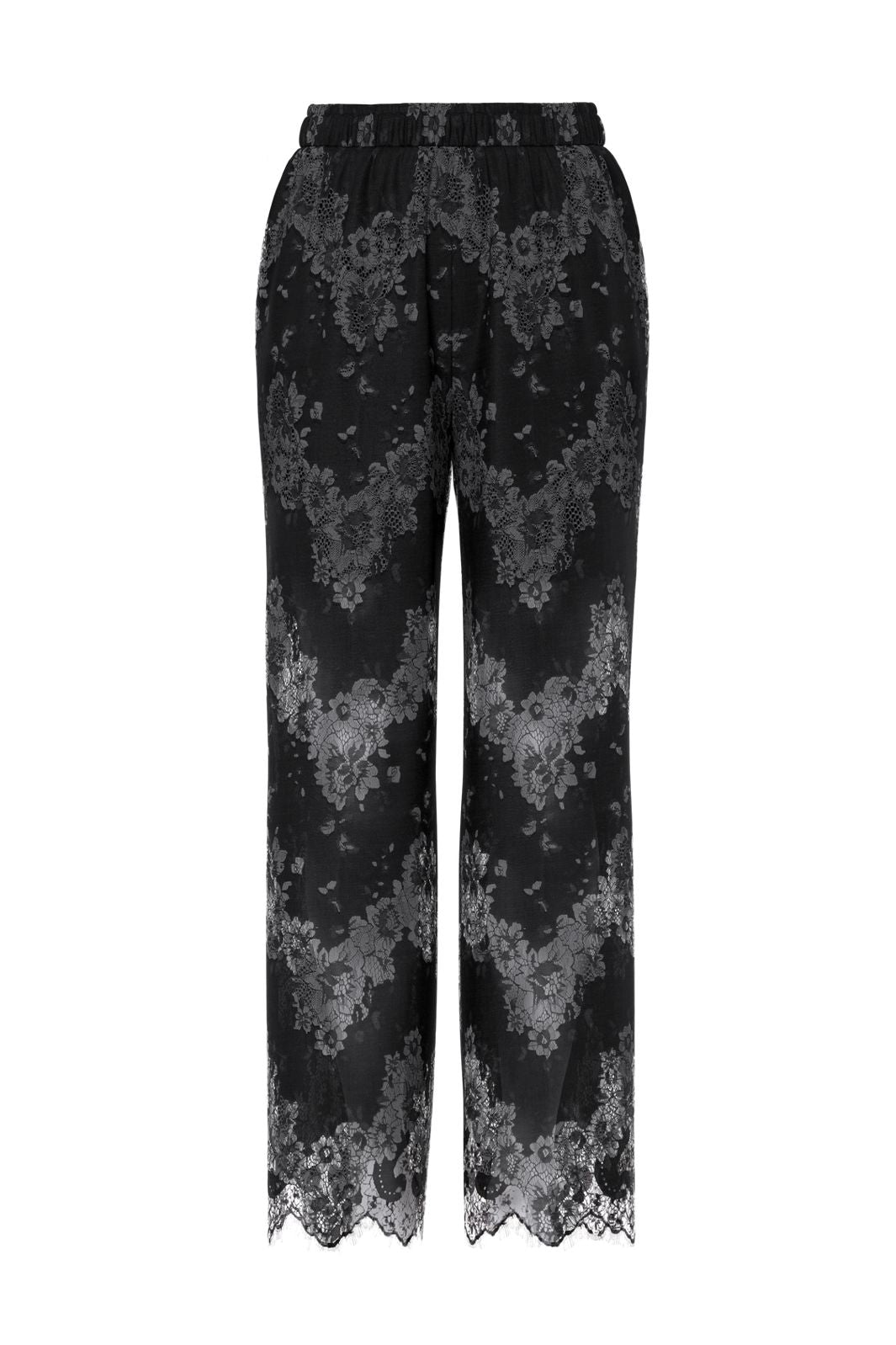 Pieces - Pcrinne Straight Lace Pants Kca - 5071423 Black