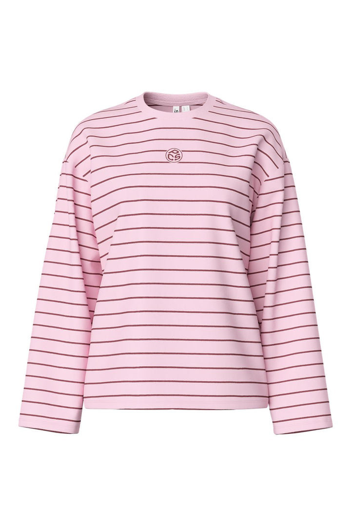 Pieces - Pcsadie Ls Barrel Sleeve Top - 5129572 Roseate Spoonbill Tawny Port