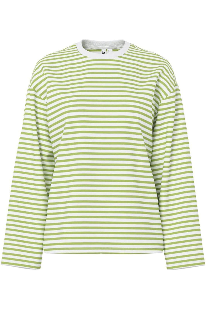 Pieces - Pcsadie Ls Top - 5090907 Bright White Herbal Garden T-shirts 