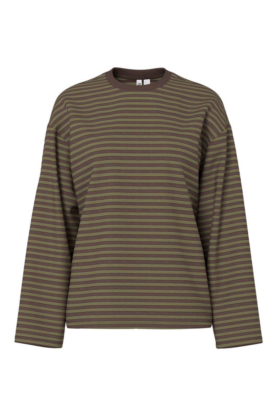 Pieces - Pcsadie Ls Top - 5162822 Hot Fudge Burnt Olive