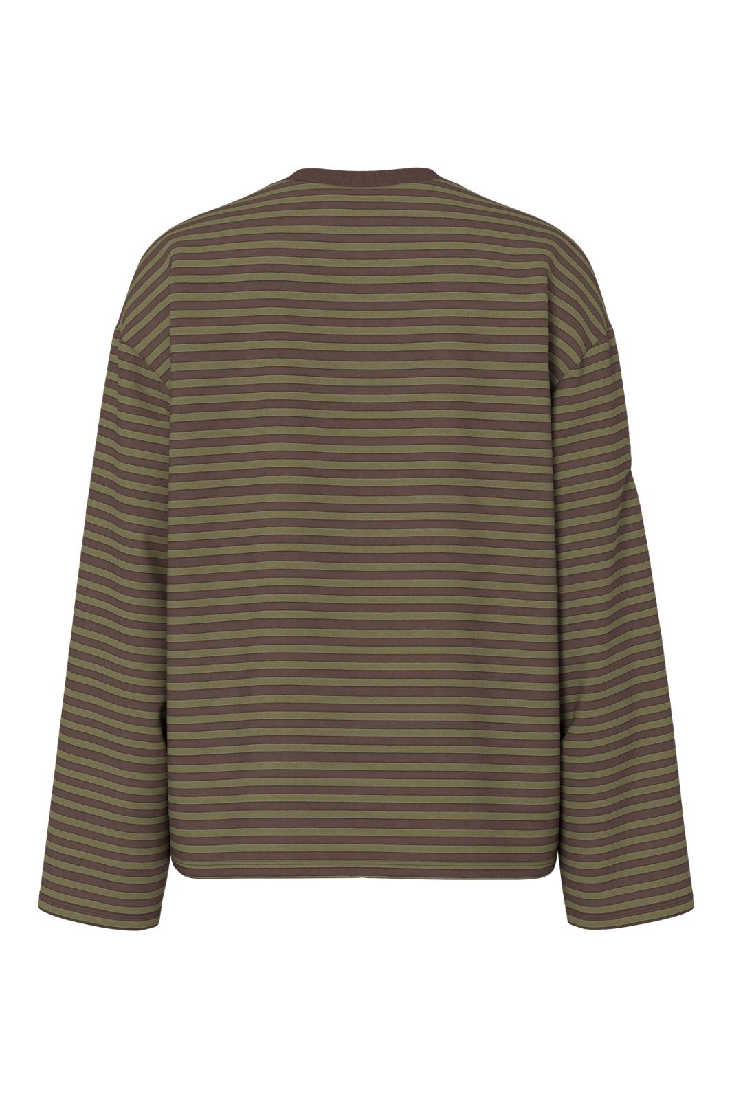 Pieces - Pcsadie Ls Top - 5162822 Hot Fudge Burnt Olive