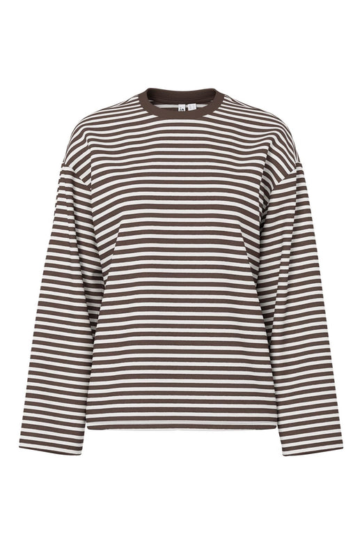 Pieces - Pcsadie Ls Top - 5294472 Hot Fudge Coconut Milk