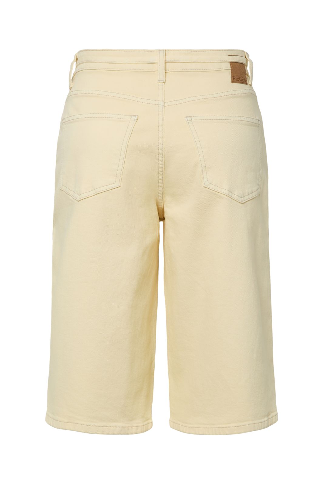 Pieces - Pcselma Col Denim Jorts - 4986566 French Vanilla