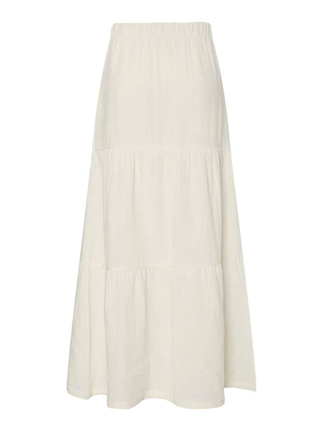 Pieces - Pcsikka Maxi Skirt - 4591363 Cloud Dancer