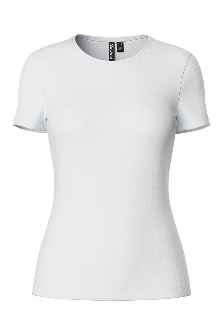 Pieces - Pcsirene Tee - 2533945 Bright White