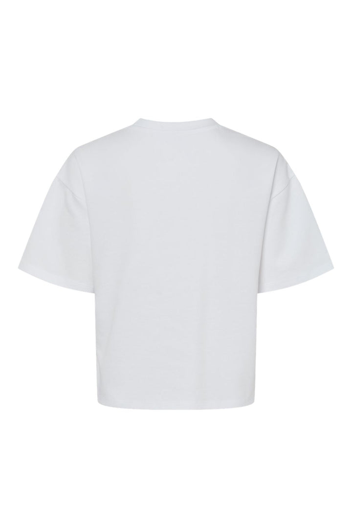 Pieces - Pcskylar Ss O-Neck Fitted Tee - 4953058 Bright White