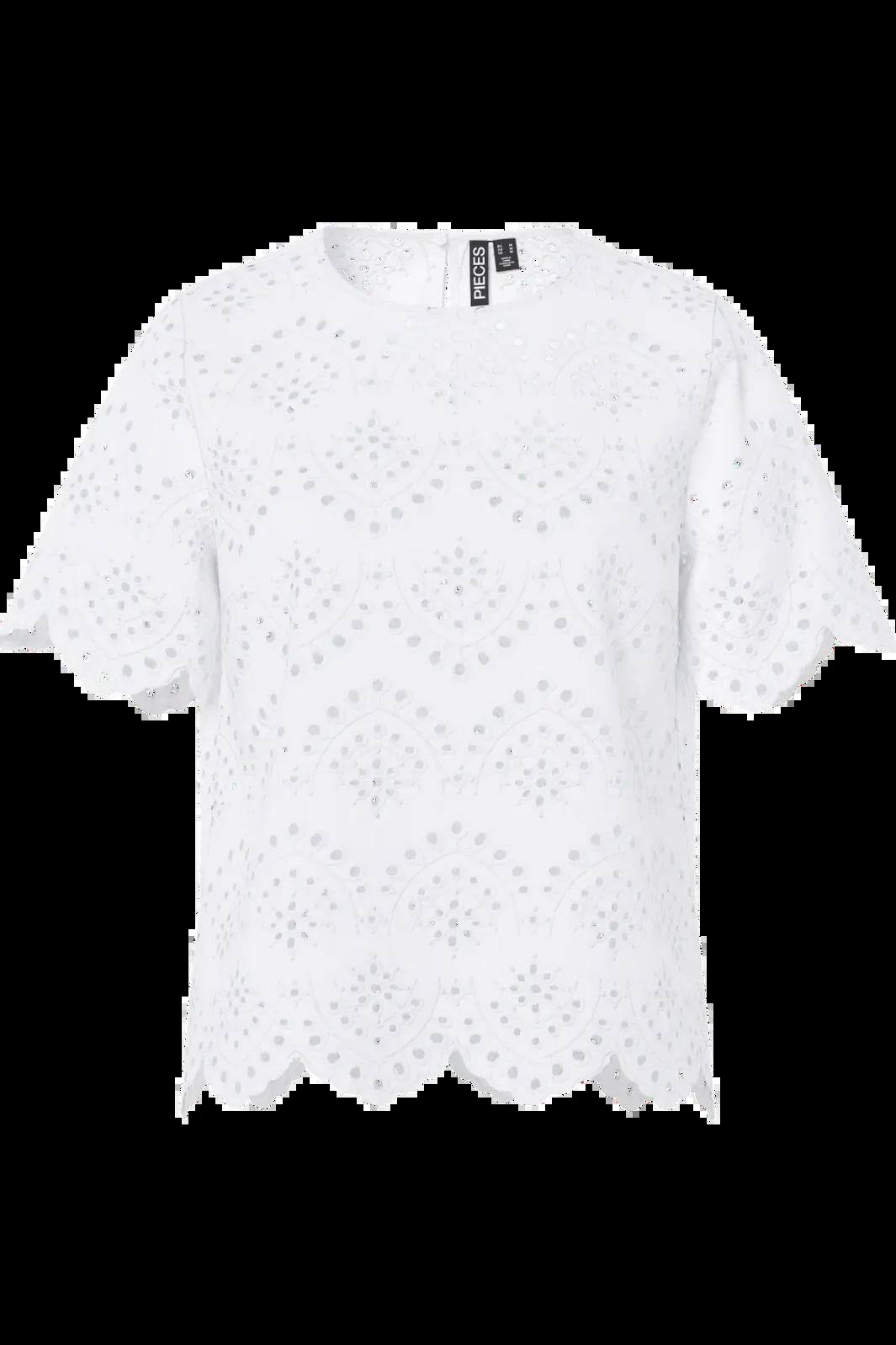 Pieces - Pcvilde Ss Top - 4902052 Bright White Tank Top 