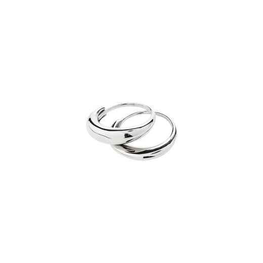 Pilgrim - Kaisyn Ring, 2-in-1 Set, Silver-plated 642636004 - Silver Plated