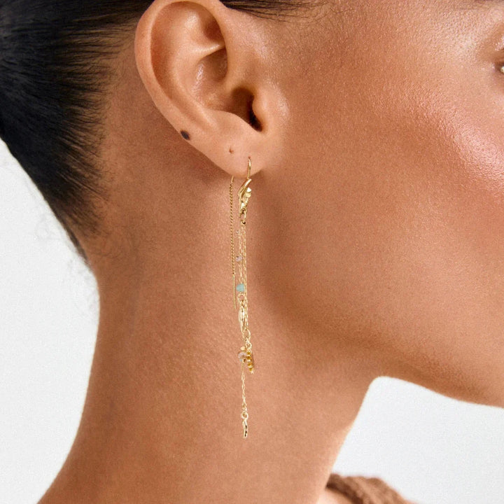 Pilgrim - Prism Earrings Gold-plated 132622013 - Gold Plated Øreringe 