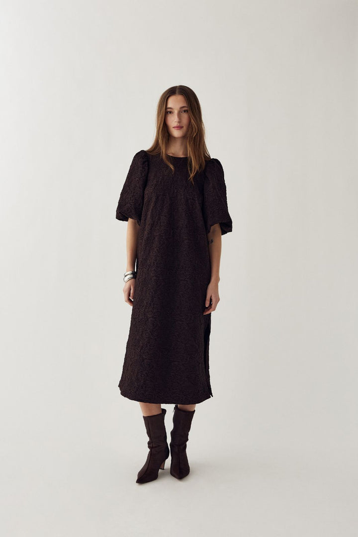 Noella - N-Pastis Long Dress 14840001 - 674 - Chocolate