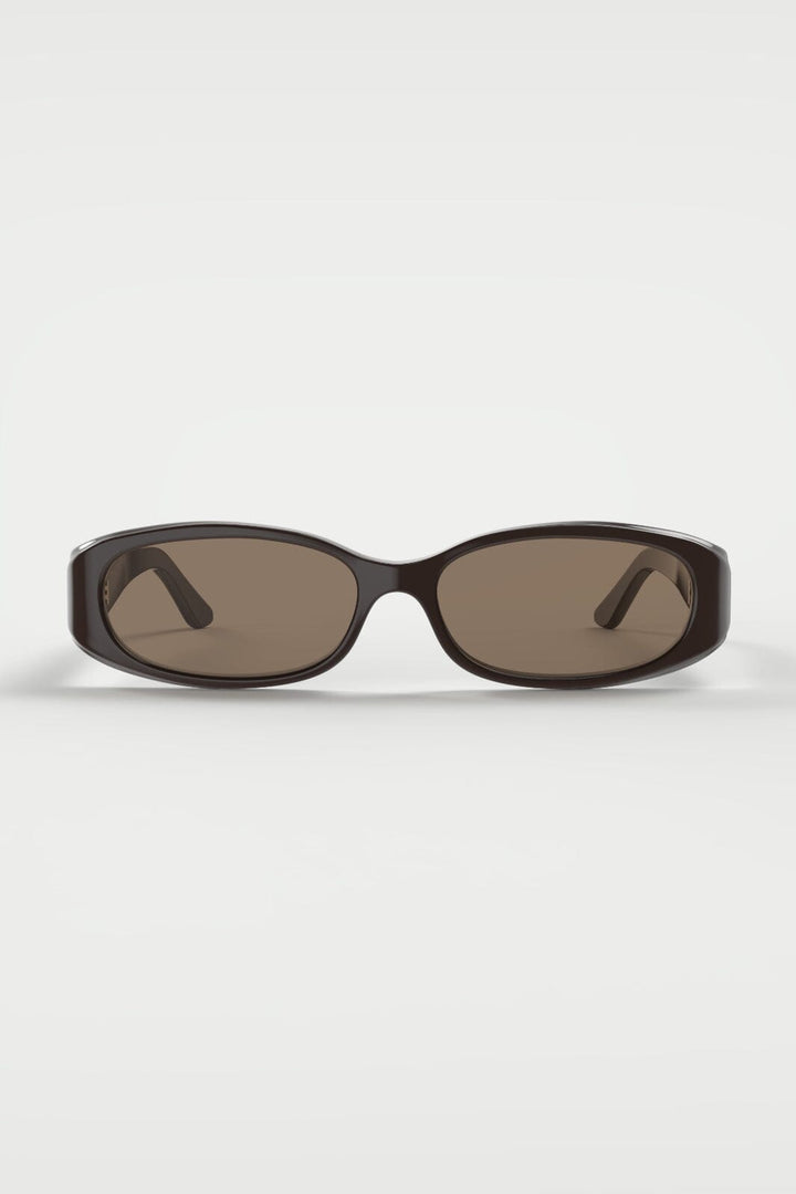 Rotate - 4. Rectangular Oval Frame 1163133097 - 3097 Chimi X Soil Brown Solbriller 