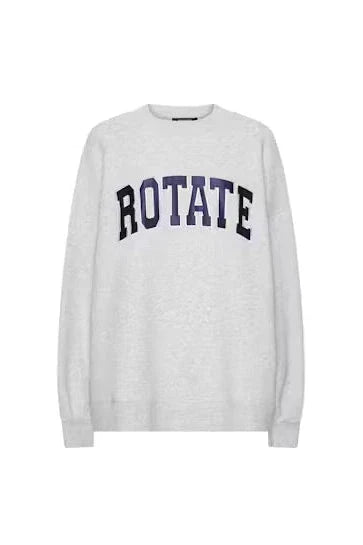 Rotate - Classic Sweatshirt 1163711473 - 1473 Light Grey Melange Sweatshirts 