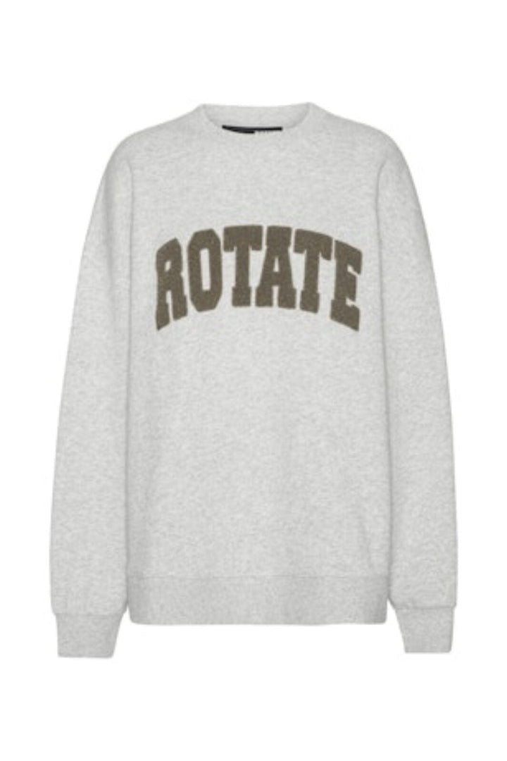 Rotate - Heavy Sweat Crewneck 1158341473 - 1473 Light Grey Melange Sweatshirt 