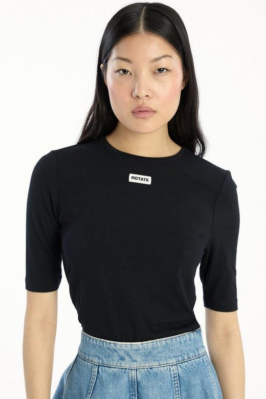 Rotate - Short Sleeve T-shirt 114787100 - 100 Black T-shirts 