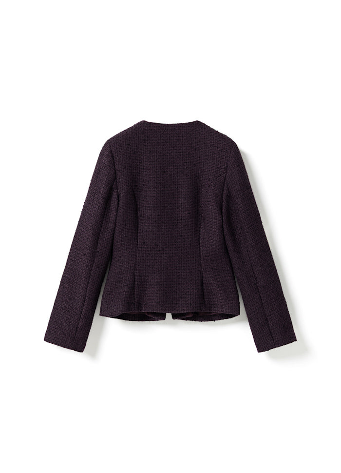 Noella - N-Kasaundra Ls Blazer 17180002 - 473 - Dark Plum