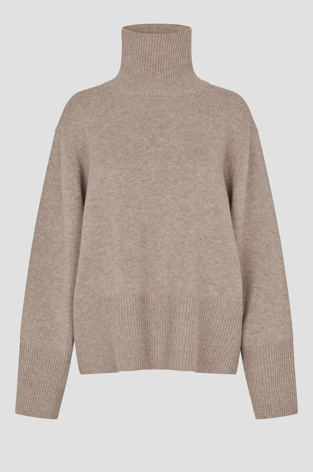 Second Female - Alpha Knit T-Neck 59195 - 6138 Fallen Rock Strikbluser 