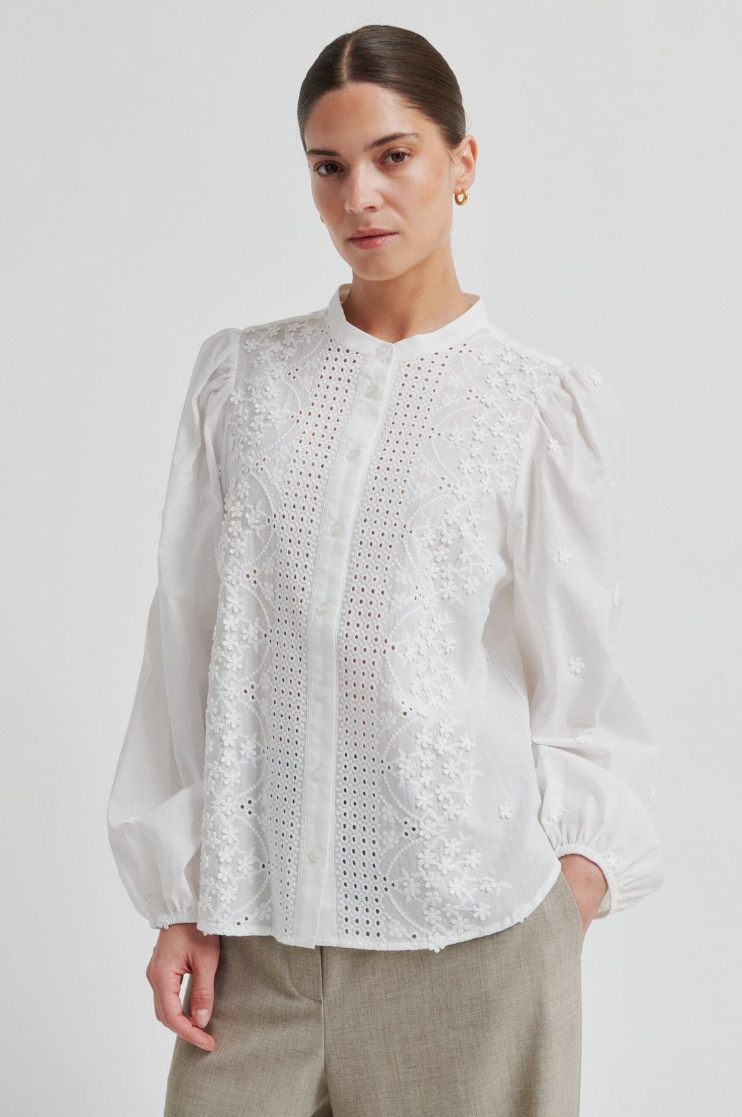 Second Female - Civenna Shirt 60549 - 1001 White Bluser 