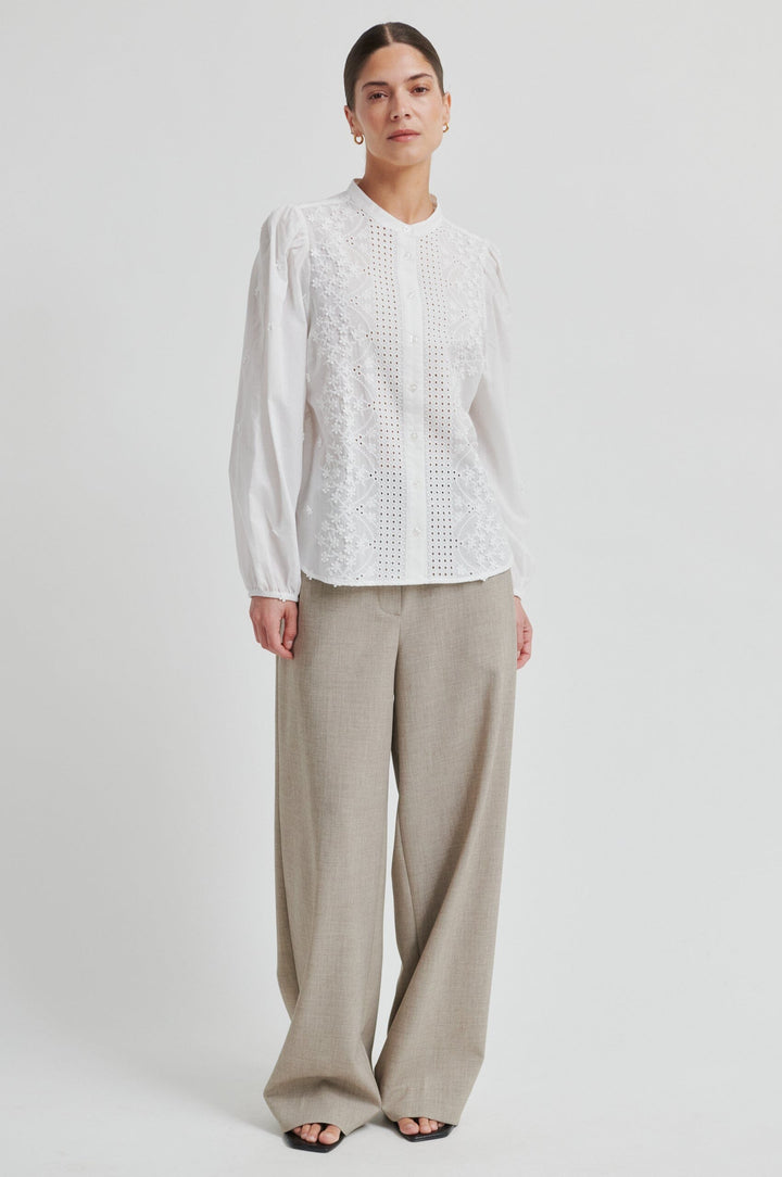 Second Female - Civenna Shirt 60549 - 1001 White Bluser 