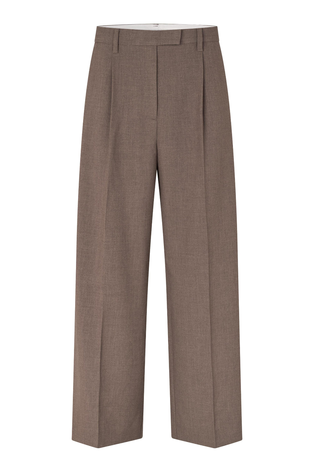 Second Female - Dakota Trousers 60416 - 6144 Mid Brown Melange bukser 
