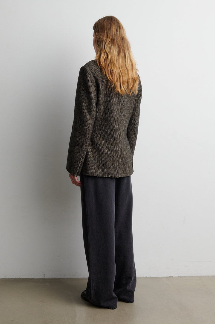 Second Female - Emi New Fitted Blazer 61108 - 6156 Demitasse Blazere 