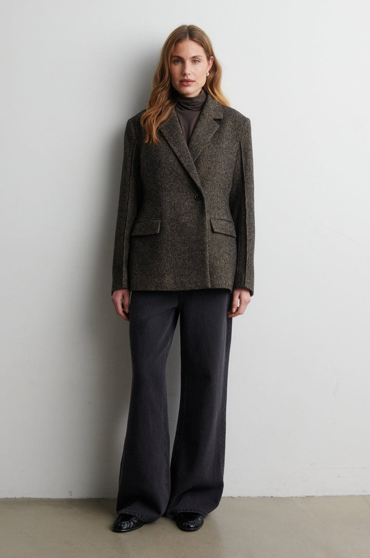 Second Female - Emi New Fitted Blazer 61108 - 6156 Demitasse Blazere 