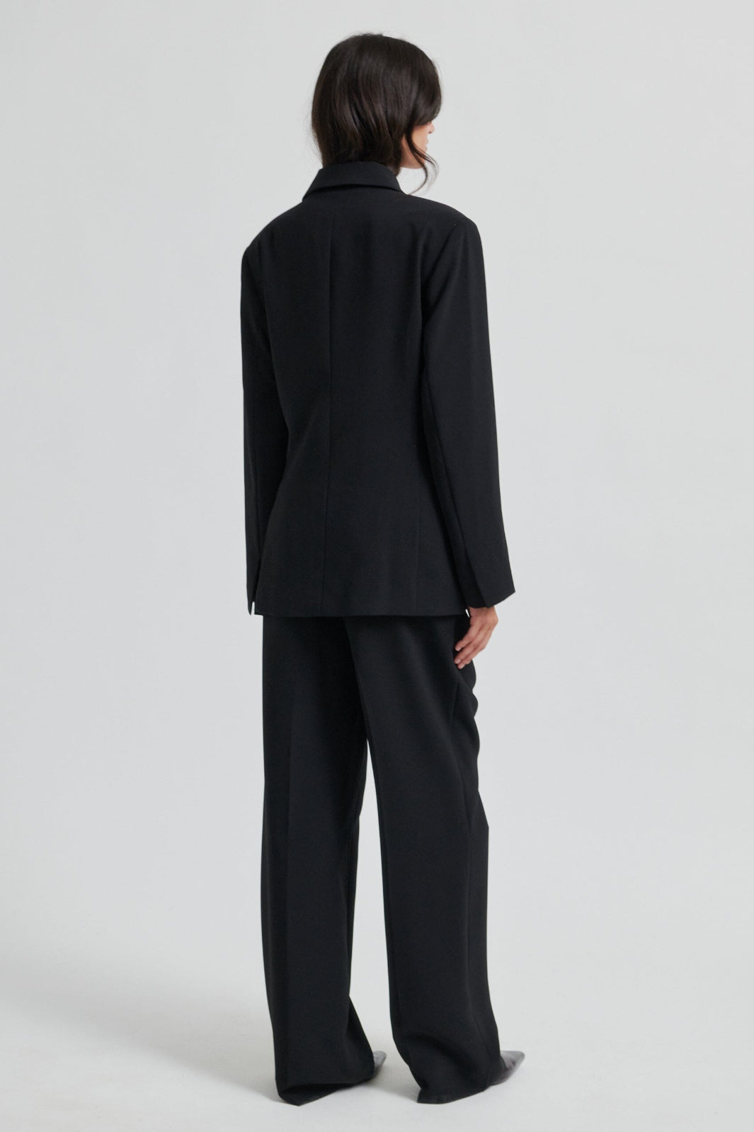 Second Female - Fique Fitted Blazer 60000 - 8001 Black Blazere 