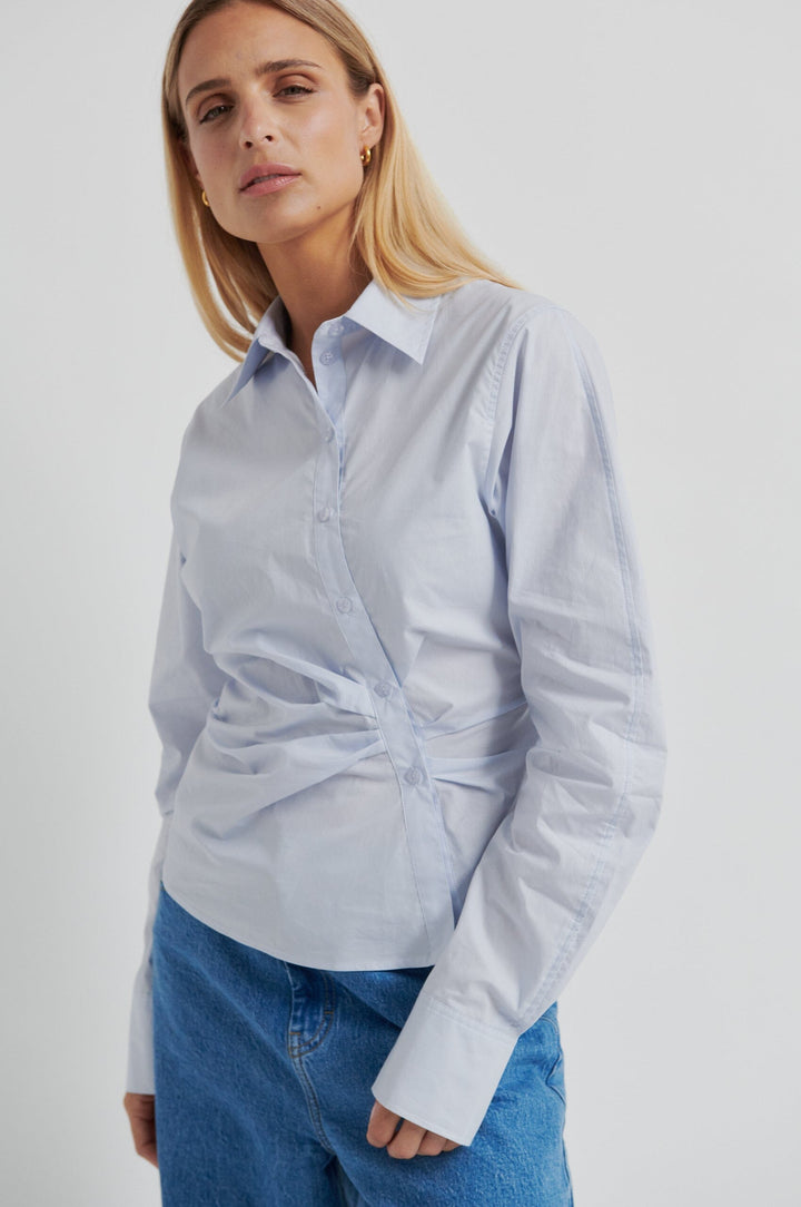 Second Female - Hill Shirt 60401 - 5125 Halogen Blue Skjorter 