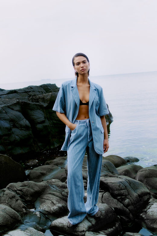 Second Female - Layne Jeans 59626 - Light blue denim 5996 Bukser 