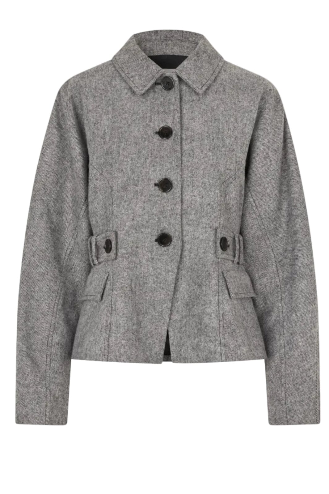 Second Female - Lydney Jacket 60896 - 7002 Grey Melange Jakker 