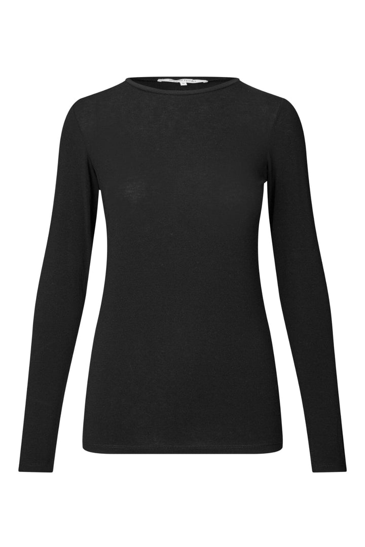 Second Female - Matima O-Neck Tee 55473 - 8001 Black T-shirts 