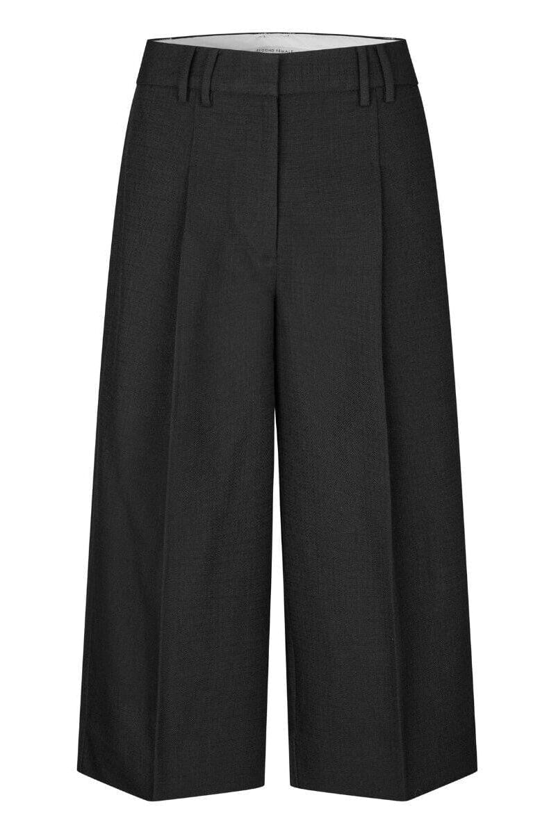 Second Female - Sella Cropped Trousers 60942 - 8001 Black 