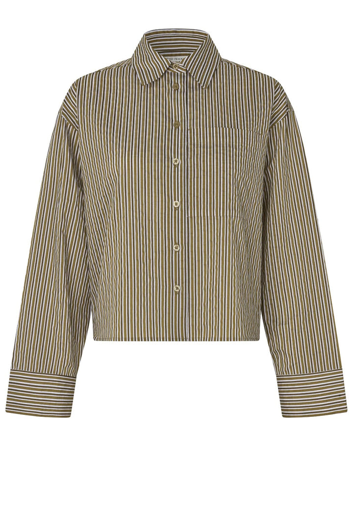 Second Female - Vena Cropped Shirt 61126 - 6016 Camel Skjorter 