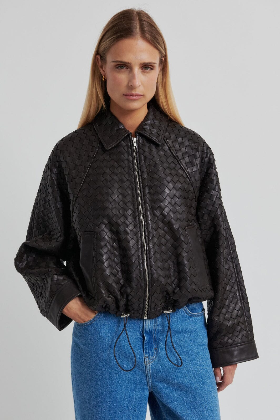 Second Female - Vermont Leather Jacket 60383 - 6150 Chocolate Torte Jakker 