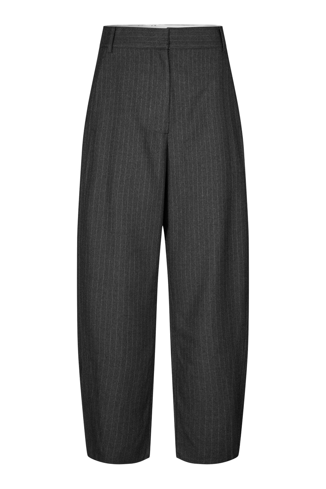Second Female - Vienne Barrel Trousers 60946 - 7003 Dark grey melange Bukser 
