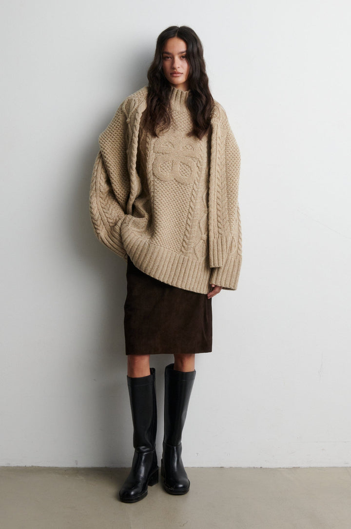 Second Female - Zonie Suede Skirt 60972 - 6156 Demitasse Nederdele 